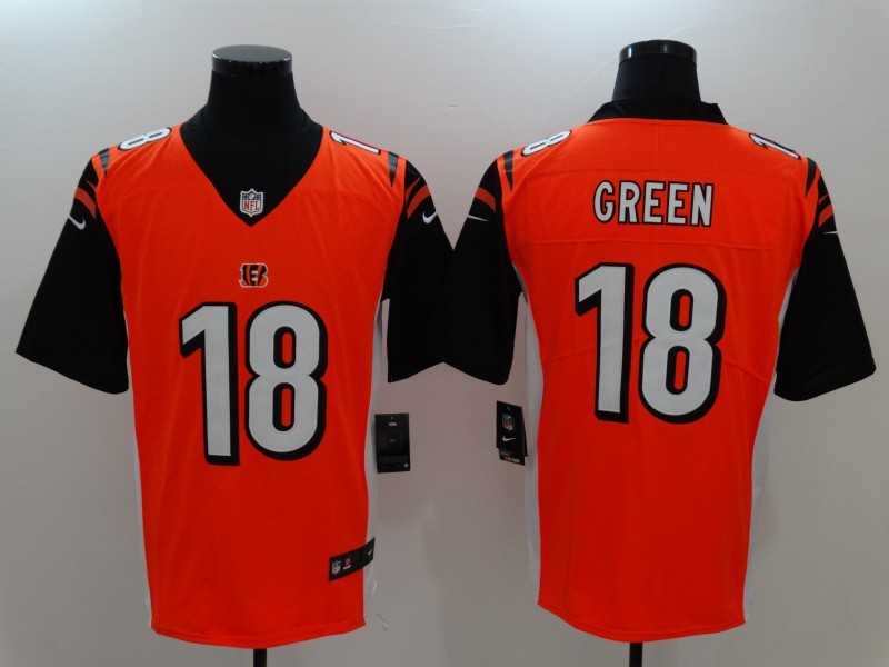Nike Limited Cincinnati Bengals #18 A.J. Green Orange Vapor Untouchable Player Jersey,We sell and wholesale Nike Limited Cincinnati Bengals #18 A.J. Green Orange Vapor Untouchable Player Jersey on line form chian!